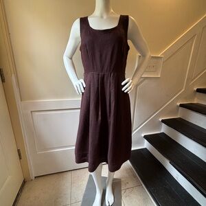 Banana Republic Chocolate Linen Dress